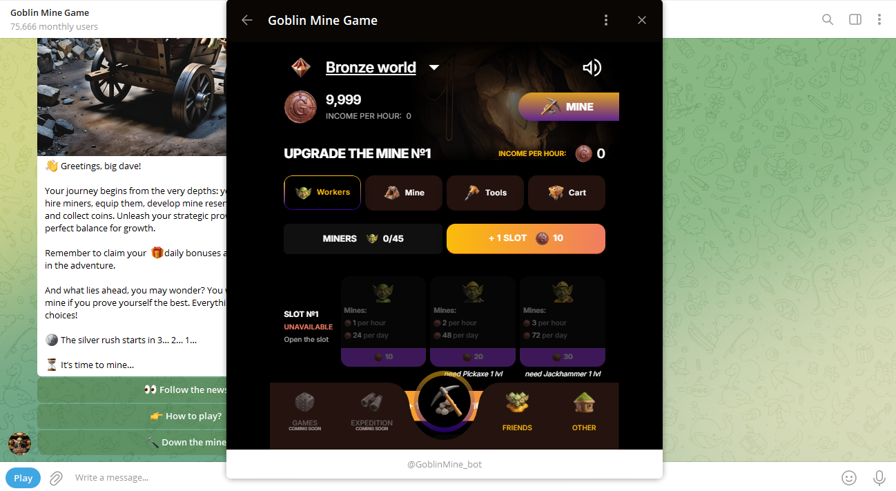Goblin Mine Review: A Strategic Take on Tap-to-Earn