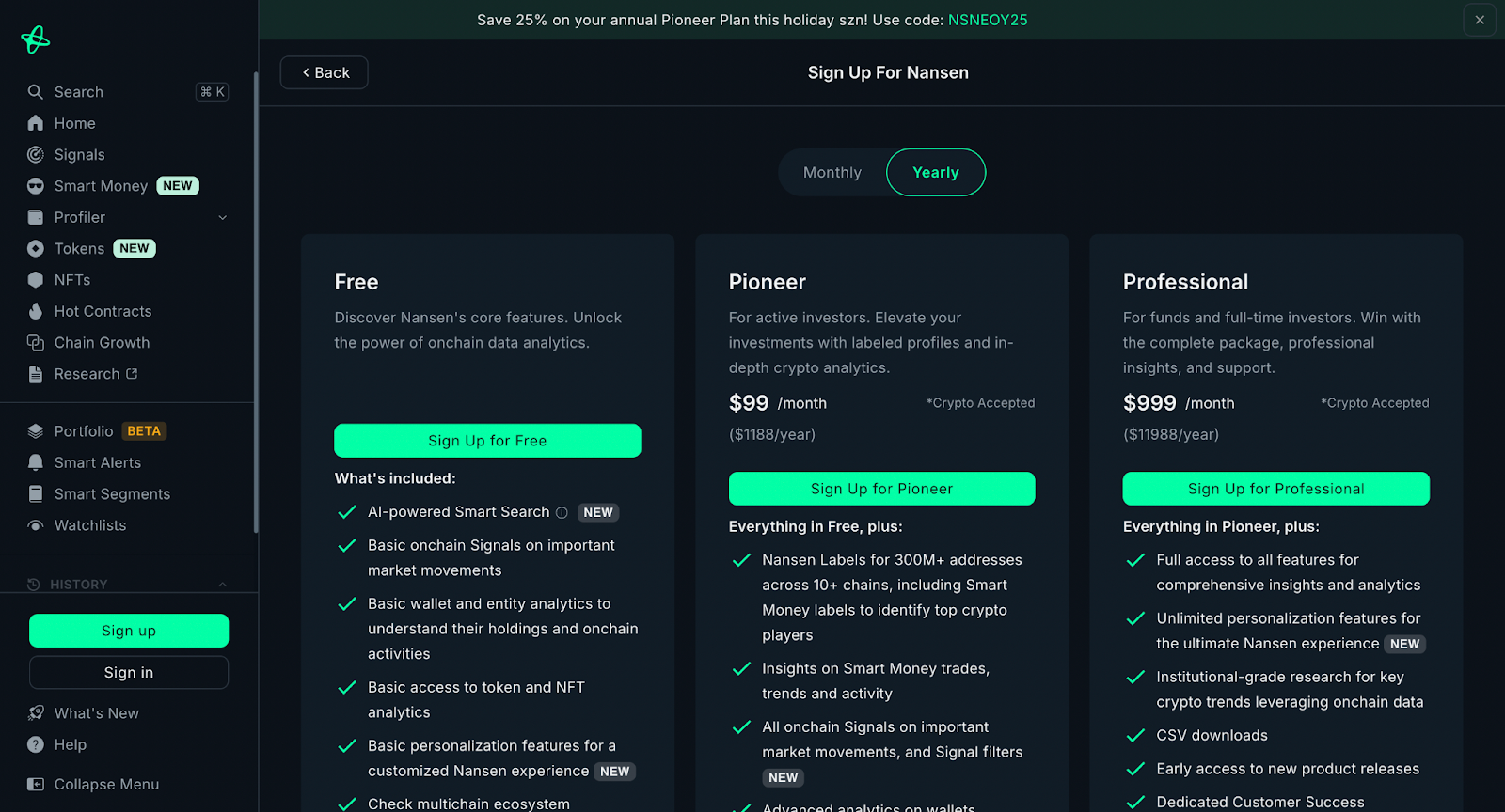 How to Use the Nansen Code for Your Subscription