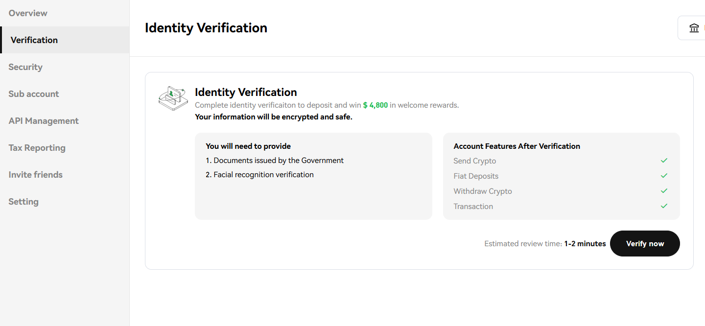 Step 2: Complete Phemex KYC Verification