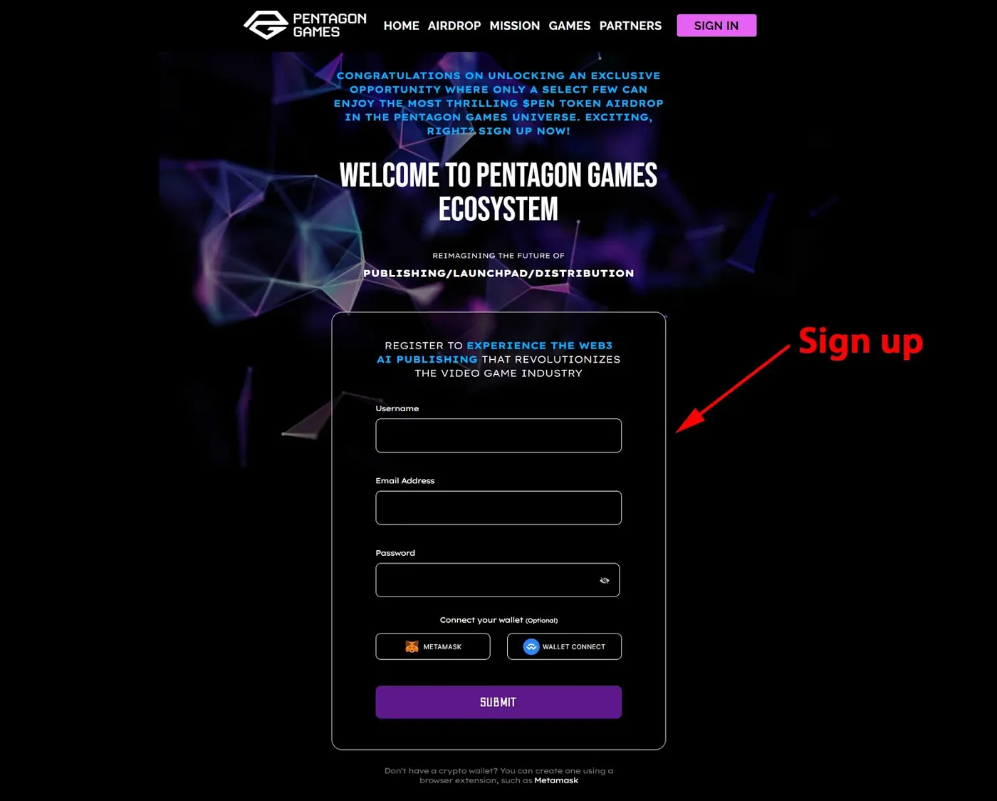 How to Join Pentagon Games and Earn $PEN Airdrop - ChainPlay.gg
