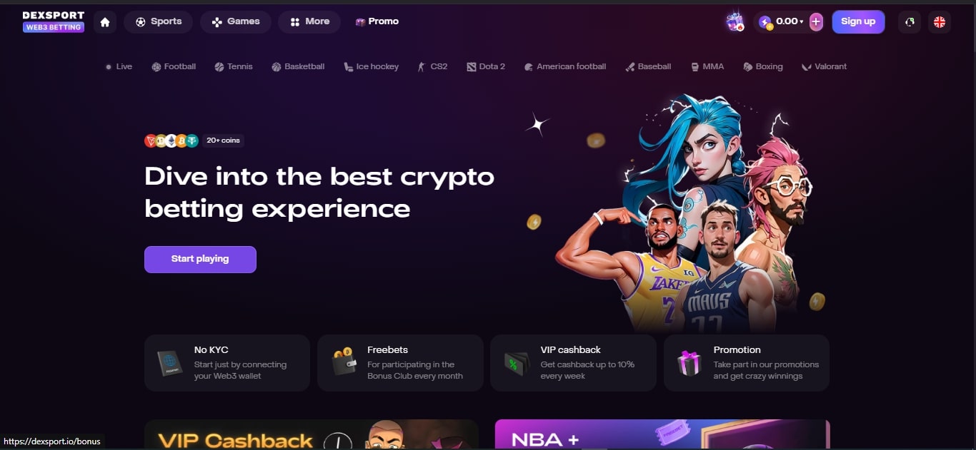 Dexsport Crypto Betting Platform Review