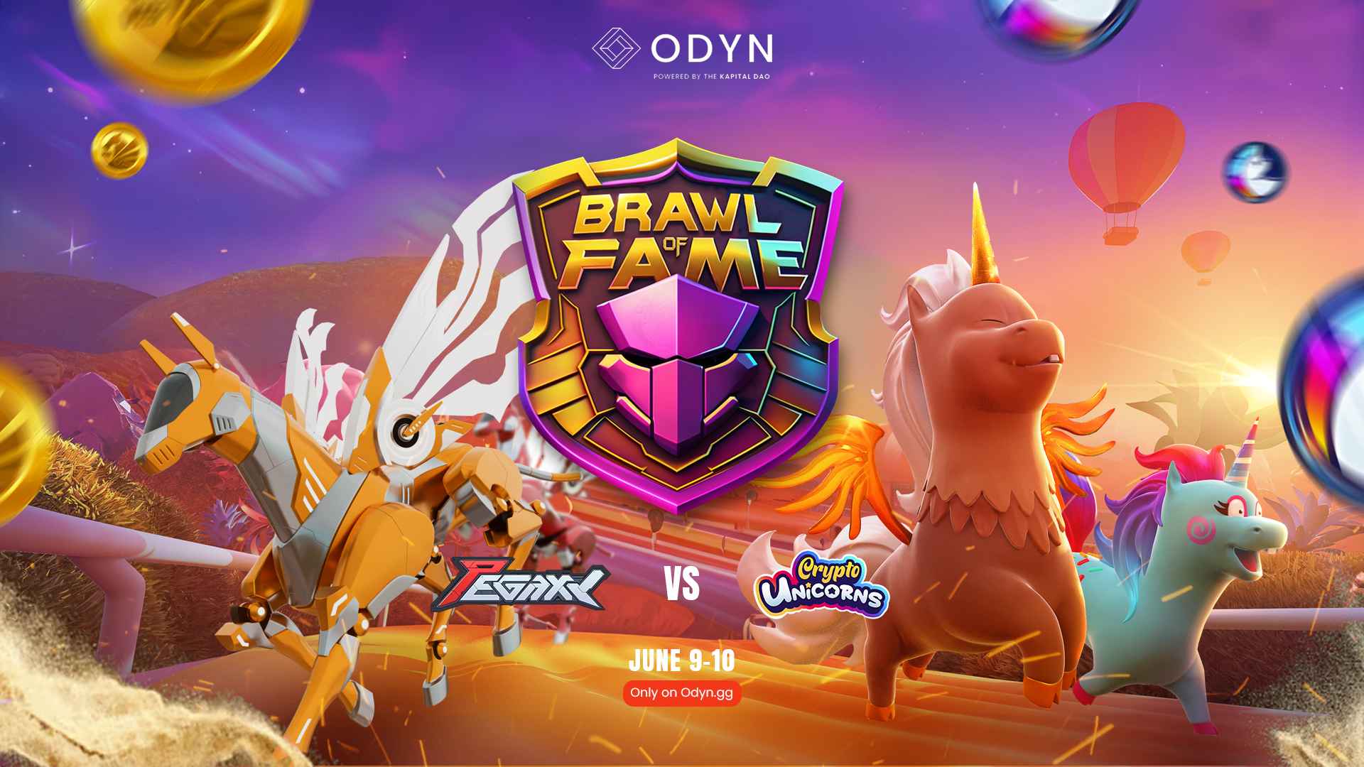 Brawl of Fame: A Battle Royale Showdown Between Crypto Unicorns and Pegaxy  Collections - ChainPlay.gg