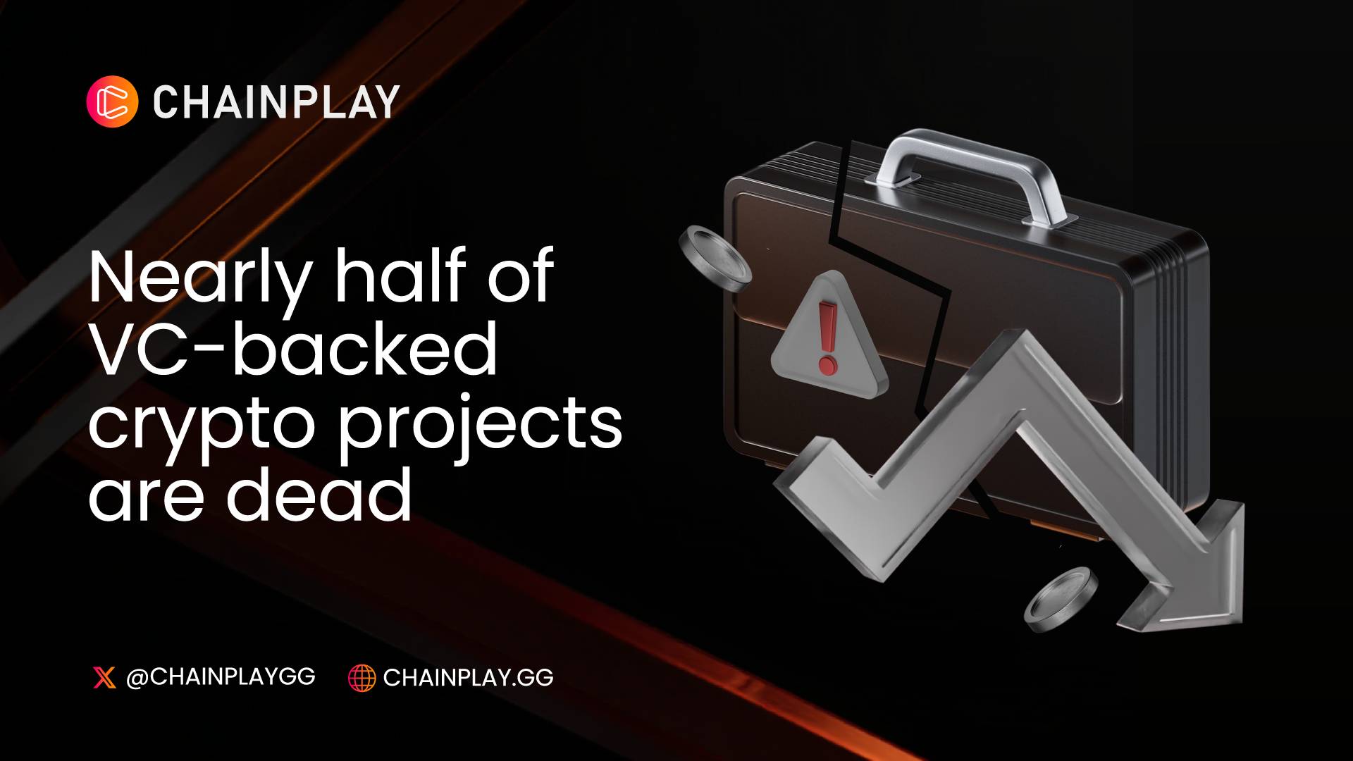 Study: Nearly Half of VC-backed Crypto Projects are Dead - ChainPlay.gg