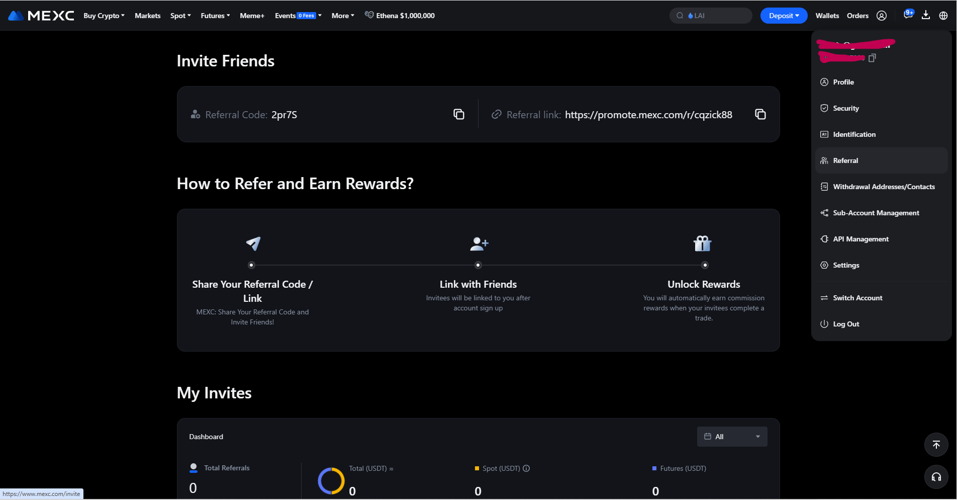MEXC Referral Code 2026: mexc-cp (1,000 USDT Signup Bonus)