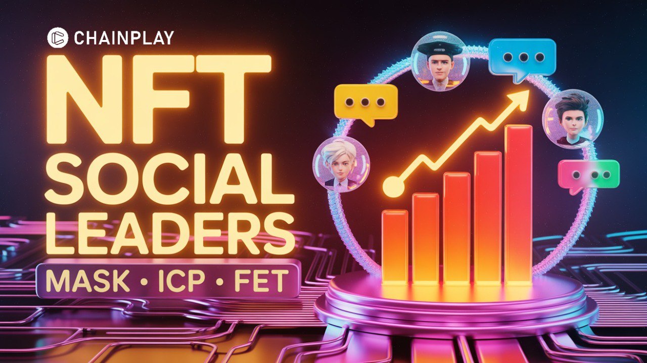 Top 10 Most Socially Active NFT Projects: MASK, ICP, and FET Lead the Charge