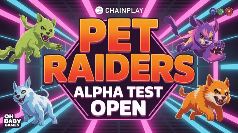 Oh Baby Games Launches Pet Raiders Alpha Test Applications