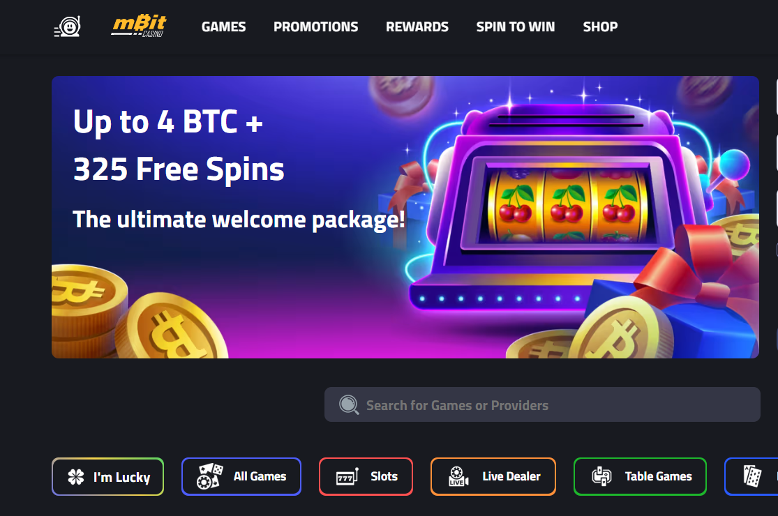 17. mBit Casino: Massive Crypto Casino No Deposit Bonus Spins