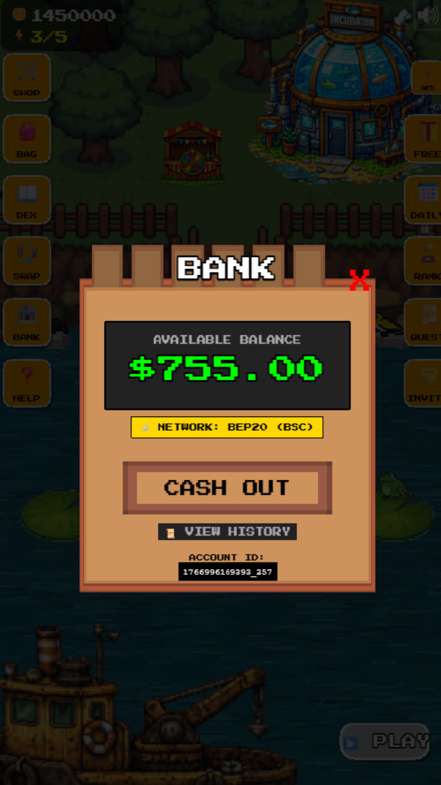 CryptoFisher NFT Game Stats - ChainPlay.gg