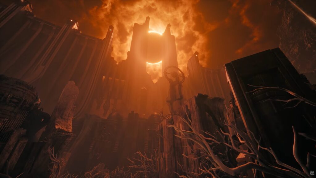 Saros alien planet under eclipse