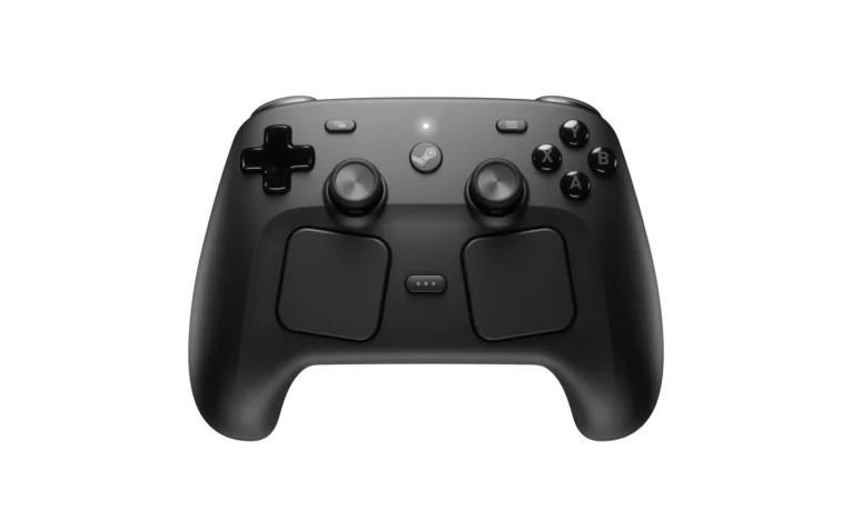 Valve's 2026 Steam Controller features a sleek, ergonomic design that integrates the best elements of the Steam Deck.