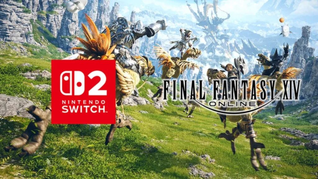A promotional graphic of Final Fantasy XIV will finally arrive on Nintendo's next-generation hardware this August.