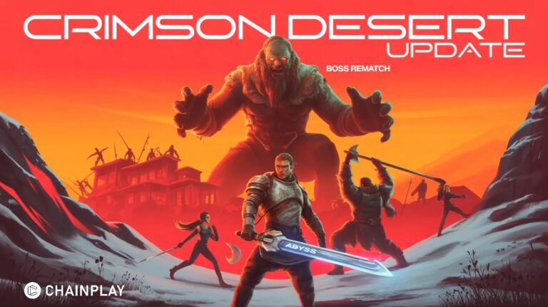 Kliff and the Greymanes battling a giant boss in the mountains of Pywel.