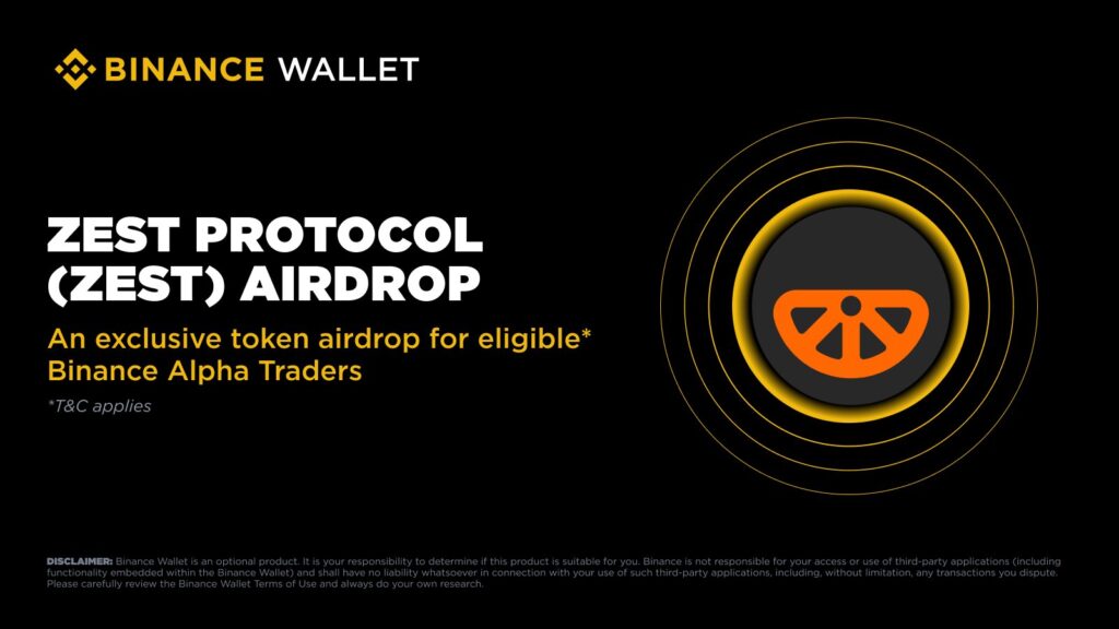 Binance Alpha Zest Protocol Airdrop and Launch Guide