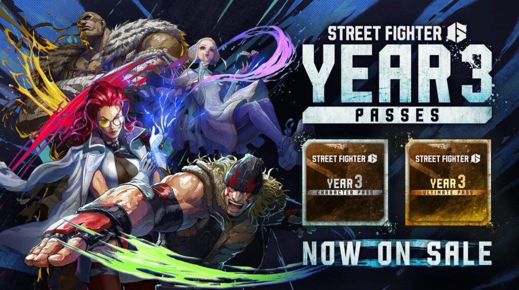 The Year 3 roadmap is officially here! Secure the Character or Ultimate Pass to unlock four new fighters, additional stages, and exclusive costumes throughout the year.