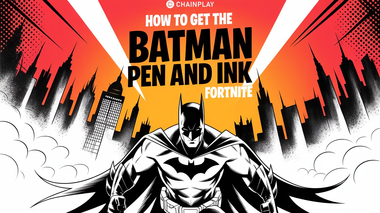 Fortnite Batman Pen and Ink Skin Guide