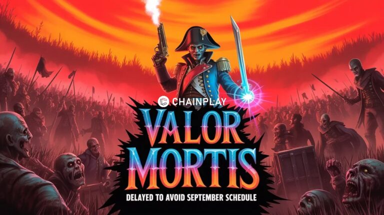 A resurrected Napoleonic soldier holding a glowing sword against an army of undead monsters in a dark fantasy setting.