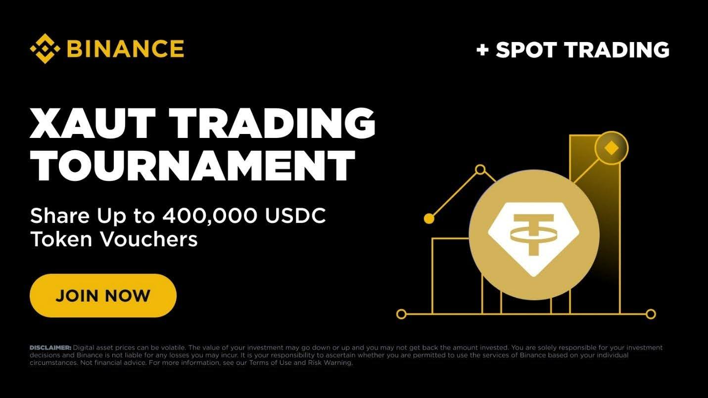 Details of the Binance XAUT Trading Tournament