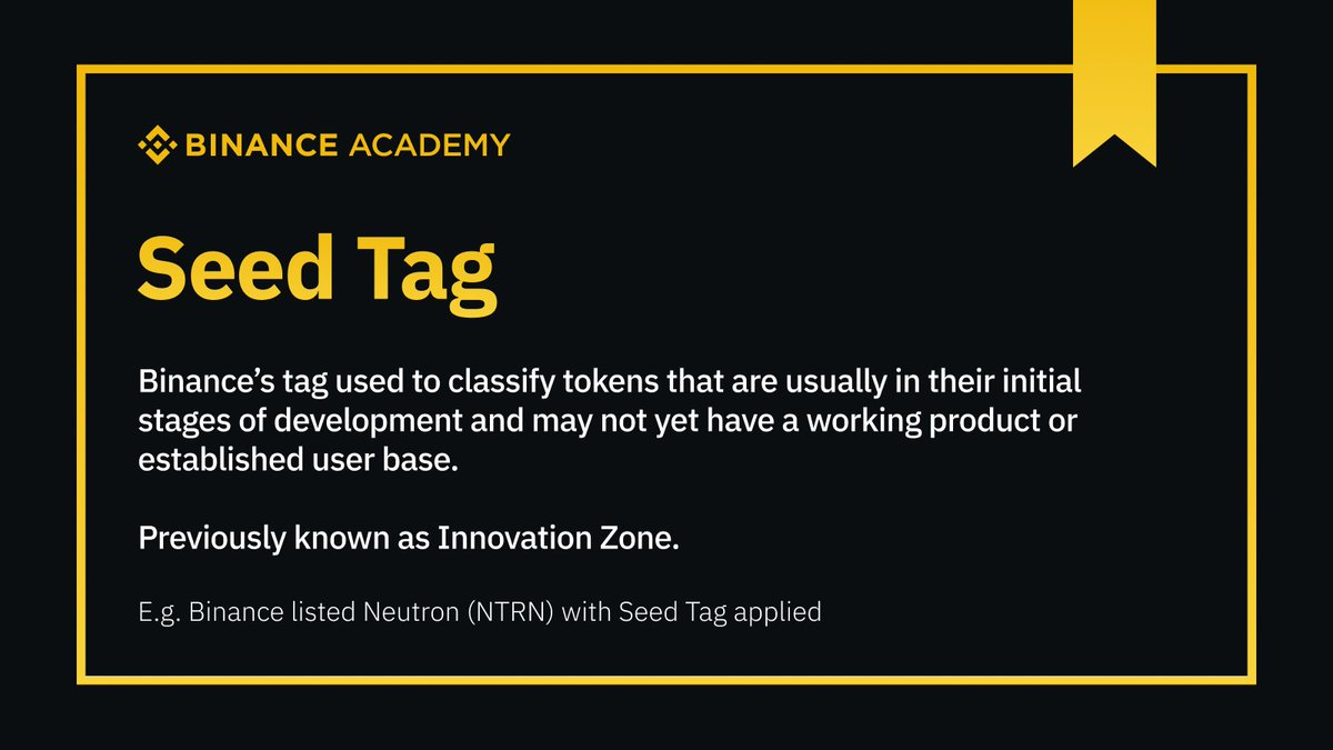 Understanding the Binance Seed Tag