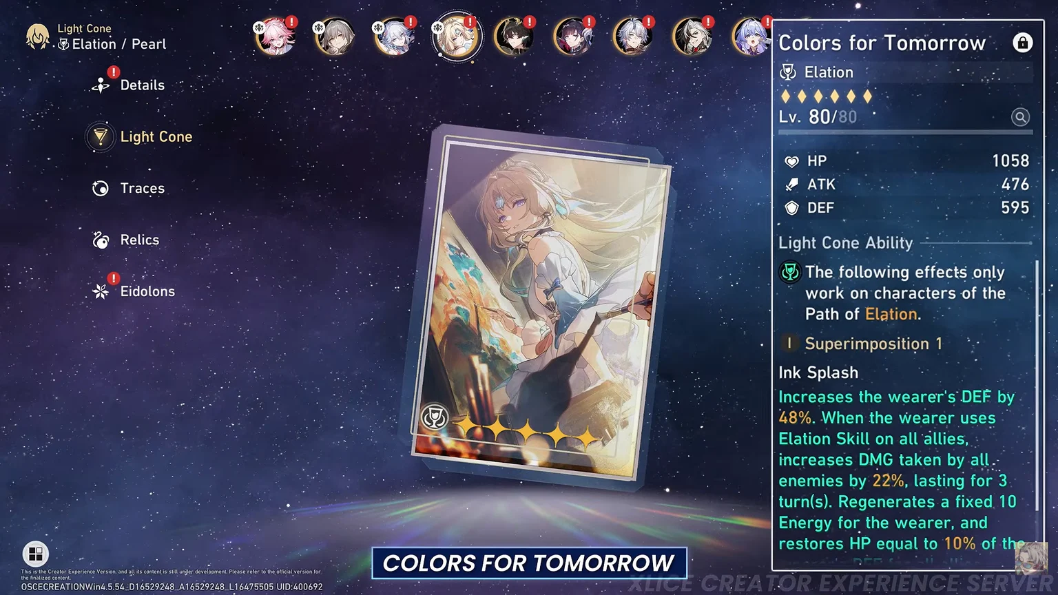 Honkai Star Rail Pearl build